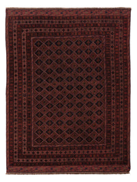 Kelim Afghan Teppich 148x195cm - dunkelrot – product image