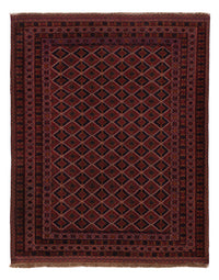 Kelim Afghan Teppich 155x191cm - dunkelrot – product image