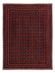 Kelim Afghan Teppich 148x190cm - dunkelrot