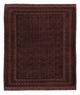 Kelim Afghan Teppich 156x189cm - dunkelrot