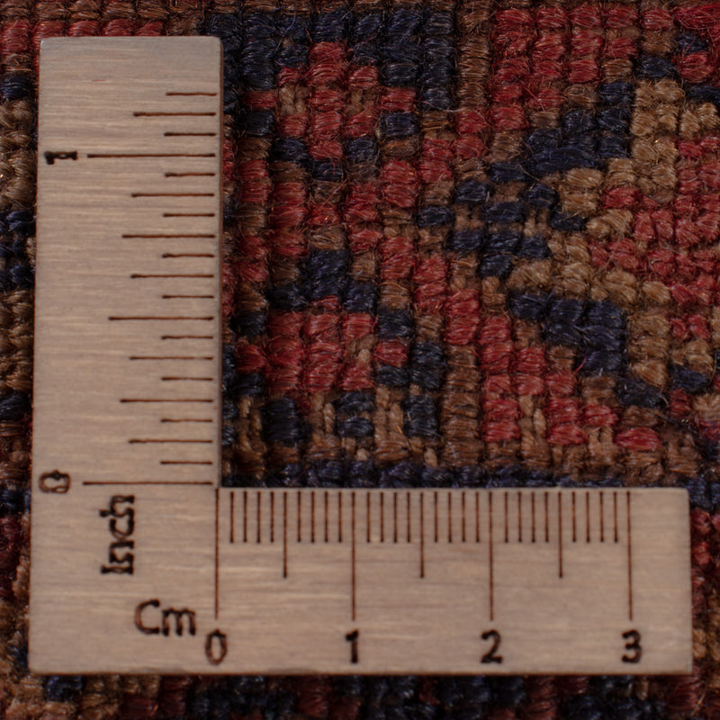 Kelim Afghan Teppich 156x189cm - dunkelrot