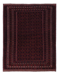 Kelim Afghan Teppich 160x198cm - dunkelrot – product image
