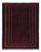 Kelim Afghan Teppich 160x198cm - dunkelrot