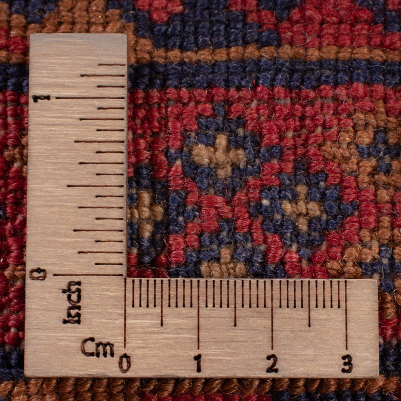 Kelim Afghan Teppich 160x206cm - dunkelrot