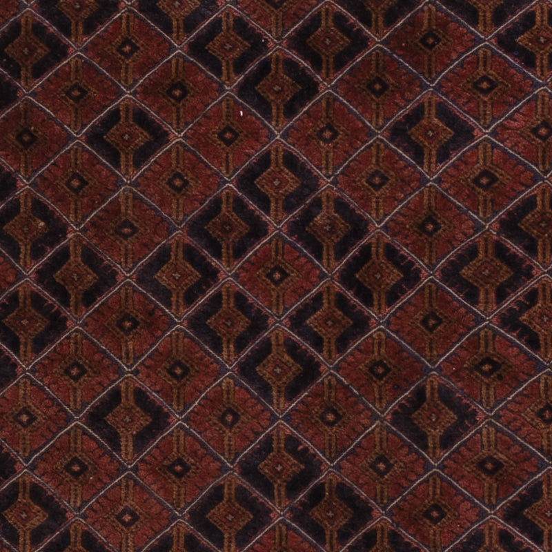 Kelim Afghan Teppich 159x205cm - dunkelrot