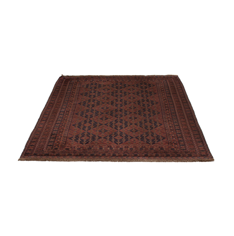 Kelim Afghan Teppich 159x205cm - dunkelrot