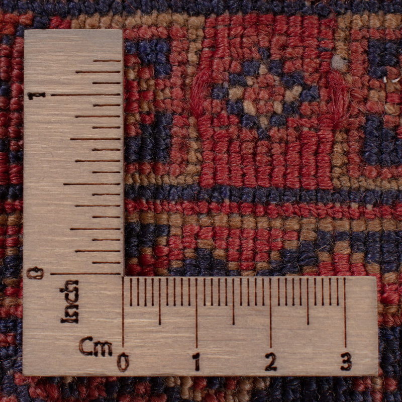 Kelim Afghan Teppich 159x205cm - dunkelrot