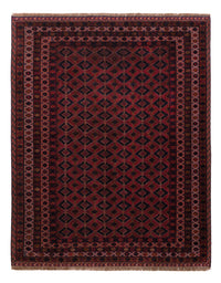 Kelim Afghan Teppich 155x194cm - dunkelrot – product image