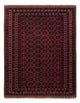 Kelim Afghan Teppich 155x194cm - dunkelrot