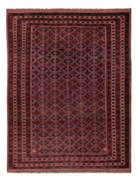 Kelim Afghan Teppich 148x194cm - dunkelrot – product image