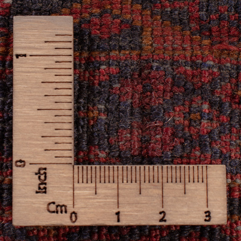 Kelim Afghan Teppich 148x194cm - dunkelrot