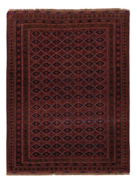 Kelim Afghan Teppich 145x195cm - dunkelrot – product image