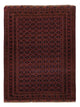 Kelim Afghan Teppich 145x195cm - dunkelrot