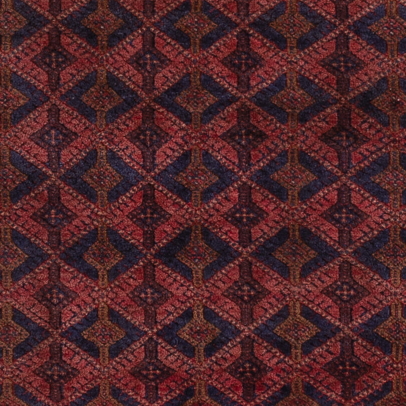 Kelim Afghan Teppich 155x205cm - dunkelrot