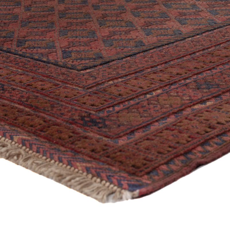 Kelim Afghan Teppich 155x205cm - dunkelrot