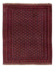 Kelim Afghan Teppich 160x194cm - dunkelrot