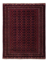 Kelim Afghan Teppich 153x198cm - dunkelrot – product image