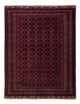 Kelim Afghan Teppich 153x198cm - dunkelrot