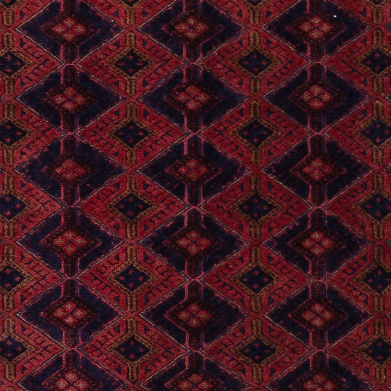 Kelim Afghan Teppich 153x198cm - dunkelrot