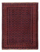 Kelim Afghan Teppich 152x194cm - dunkelrot