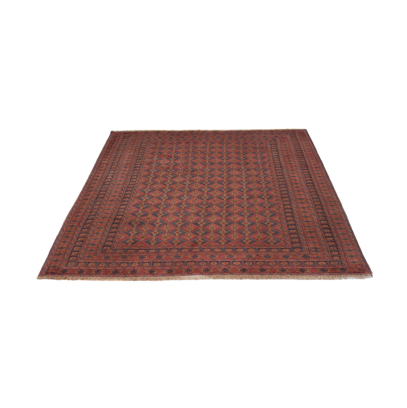 Kelim Afghan Teppich 155x205cm - dunkelrot