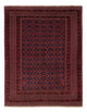Kelim Afghan Teppich 156x200cm - dunkelrot