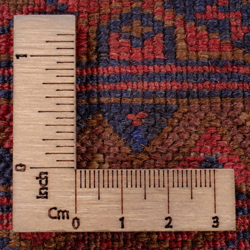 Kelim Afghan Teppich 156x200cm - dunkelrot