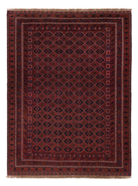 Kelim Afghan Teppich 143x192cm - dunkelrot – product image