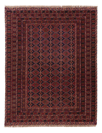 Kelim Afghan Teppich 152x190cm - dunkelrot – product image