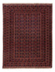 Kelim Afghan Teppich 152x190cm - dunkelrot