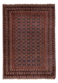 Kelim Afghan Teppich 156x207cm - dunkelrot – product image