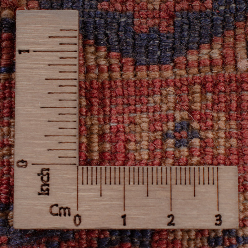 Kelim Afghan Teppich 156x207cm - dunkelrot