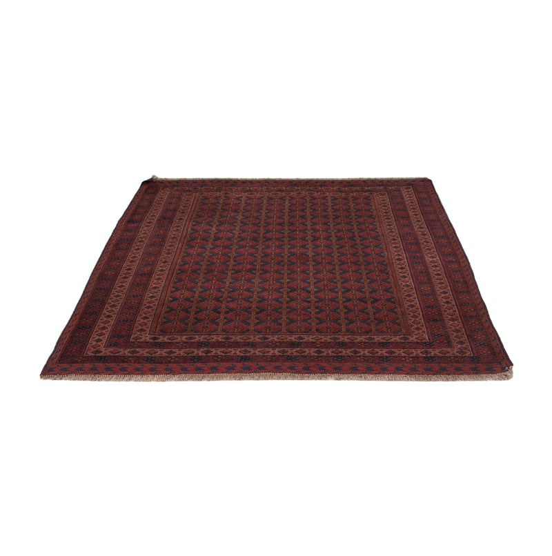 Kelim Afghan Teppich 155x190cm - dunkelrot