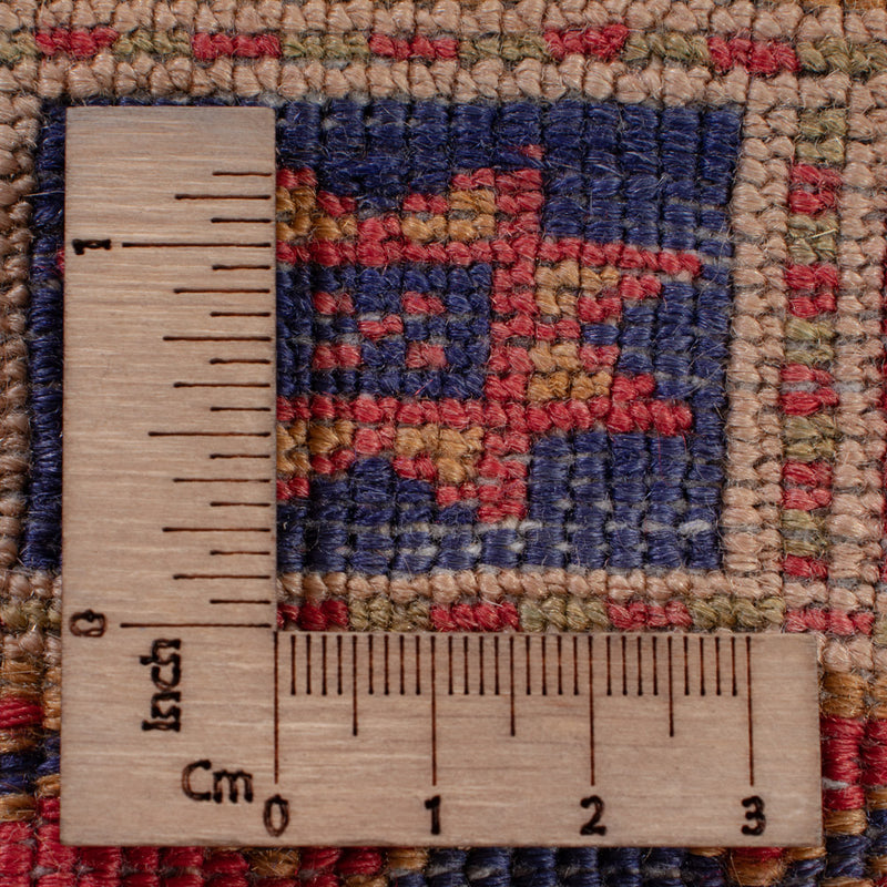 Kelim Afghan Teppich 157x183cm - dunkelrot