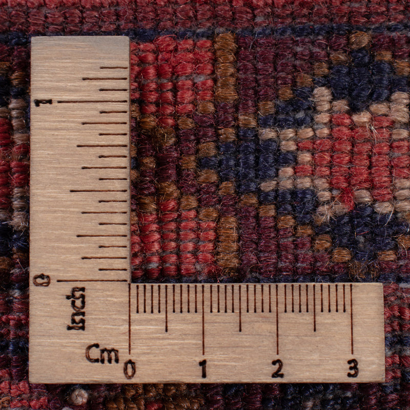 Kelim Afghan Teppich 153x204cm - dunkelrot