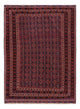 Kelim Afghan Teppich 140x190cm - dunkelrot