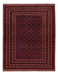 Kelim Afghan Teppich 158x197cm - dunkelrot – product image