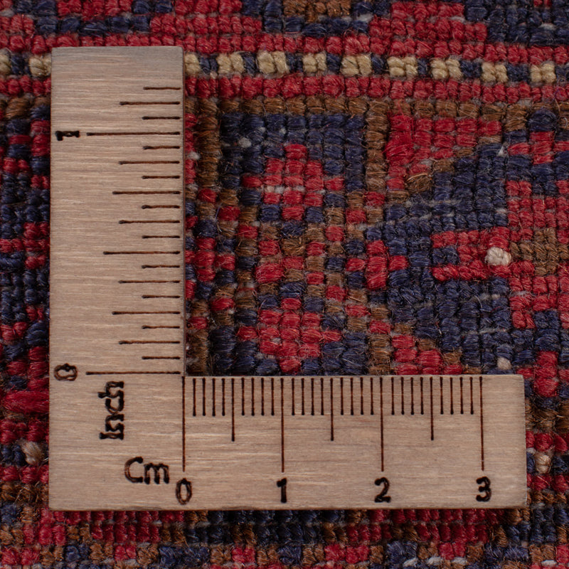 Kelim Afghan Teppich 146x200cm - dunkelrot