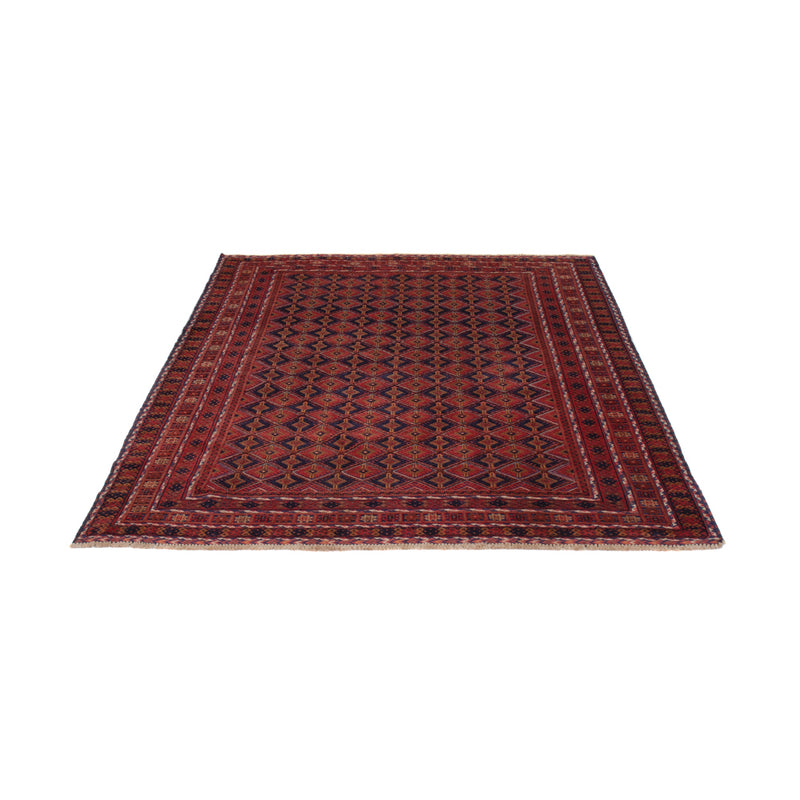 Kelim Afghan Teppich 152x203cm - dunkelrot