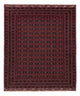 Kelim Afghan Teppich 158x193cm - dunkelrot