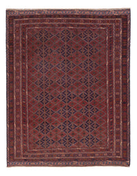 Kelim Afghan Teppich 154x193cm - dunkelrot – product image