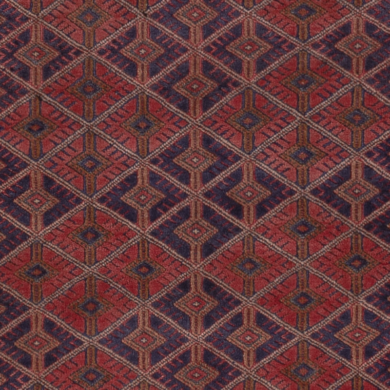 Kelim Afghan Teppich 154x193cm - dunkelrot