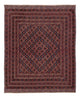 Kelim Afghan Teppich 159x193cm - dunkelrot