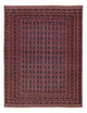 Kelim Afghan Teppich 147x195cm - dunkelrot