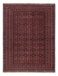 Kelim Afghan Teppich 148x196cm - dunkelrot – product image