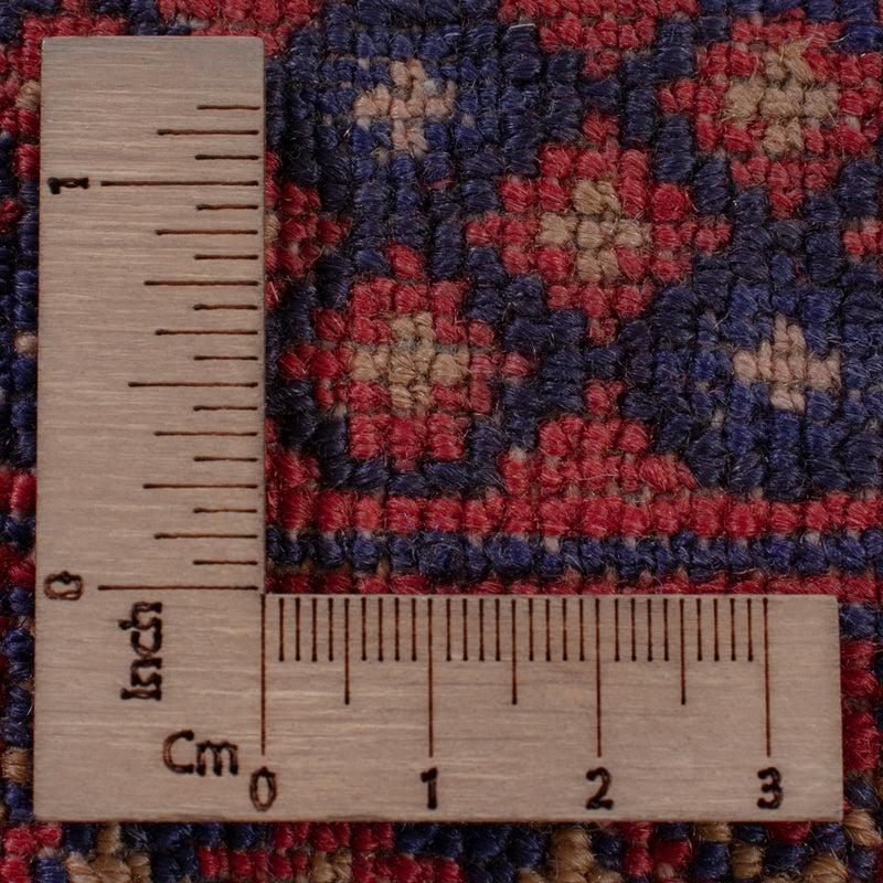 Kelim Afghan Teppich 146x191cm - dunkelrot