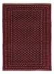 Kelim Afghan Teppich 141x181cm - dunkelrot