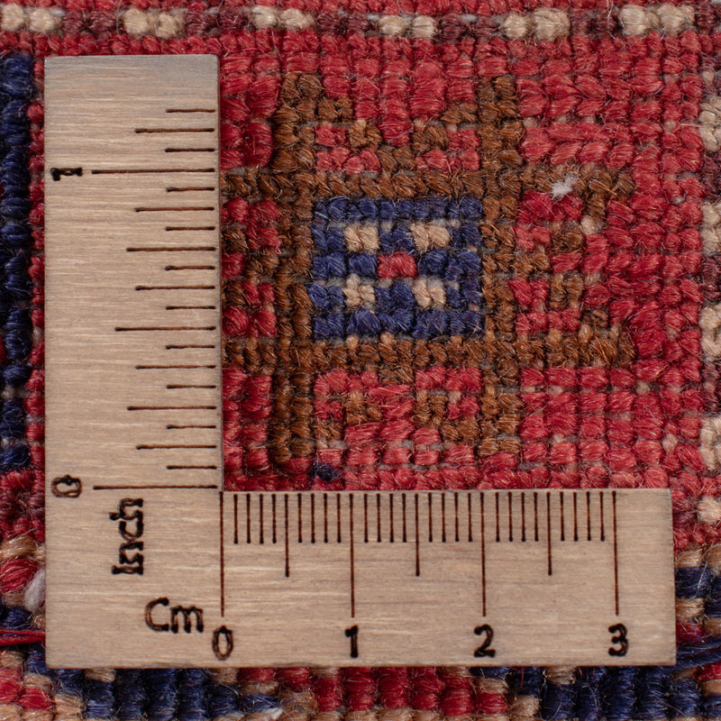 Kelim Afghan Teppich 160x178cm - dunkelrot