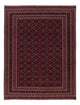 Kelim Afghan Teppich 159x208cm - dunkelrot