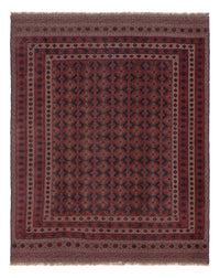 Kelim Afghan Teppich 164x197cm - dunkelrot – product image